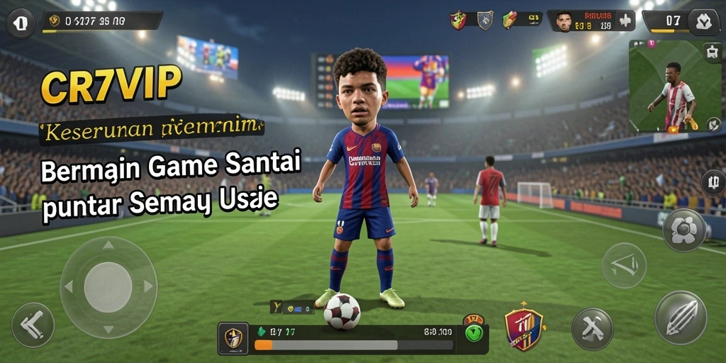 Screenshot gameplay CR7VIP menampilkan keseruan dan keindahan grafis.