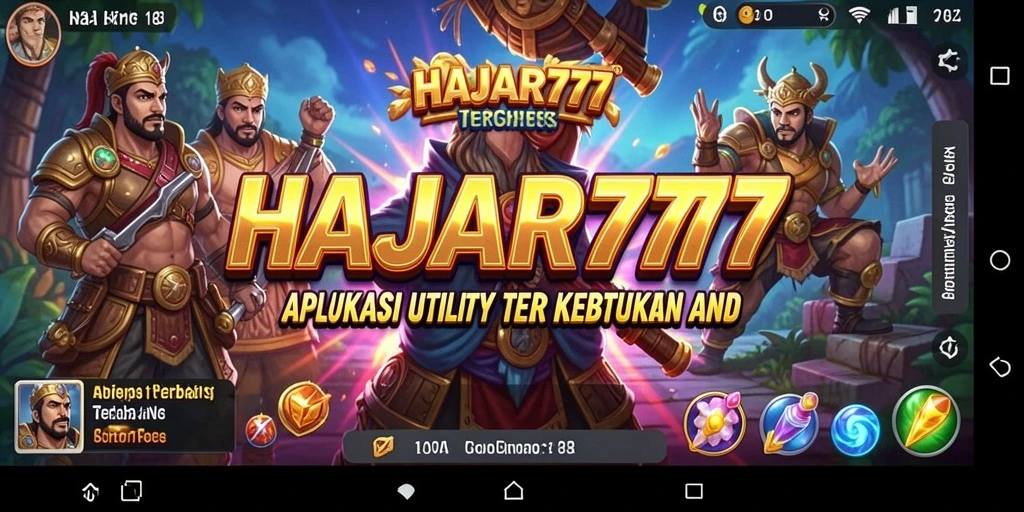 Tampilan antarmuka HAJAR777 yang menarik dan mudah digunakan.
