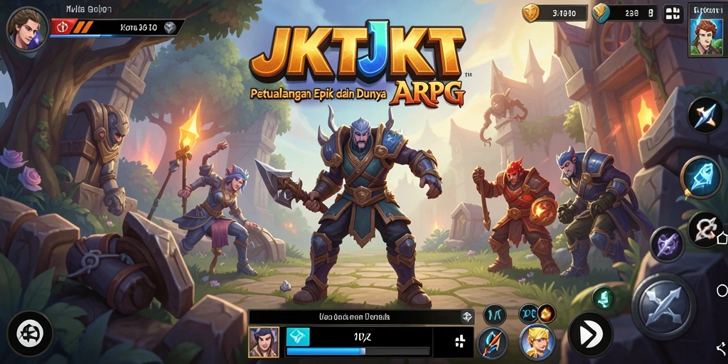 Gameplay JKTJKT menampilkan aksi pertarungan yang seru dan menegangkan.