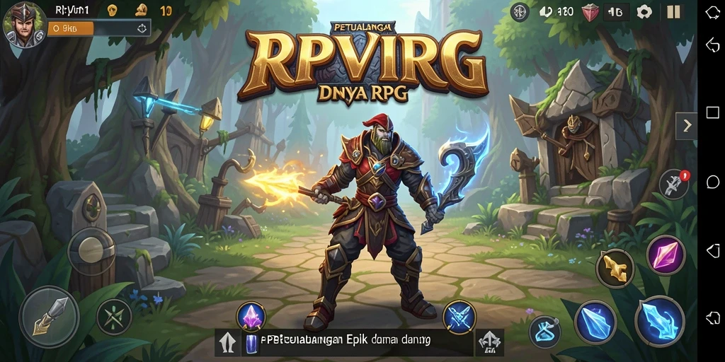Tangkapan layar RPVIP1 menunjukkan aksi gameplay RPG yang mendebarkan.