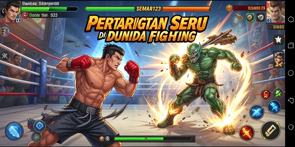 Tampilan permainan intense SEMAR123 dalam aksi pertarungan.